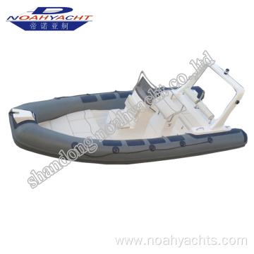 CE Certified Rib Boats Luxury Fiberglass Hypalon 620cm